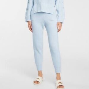 NWT Jonathan Simkhai Wool Blend Joggers in Light Blue